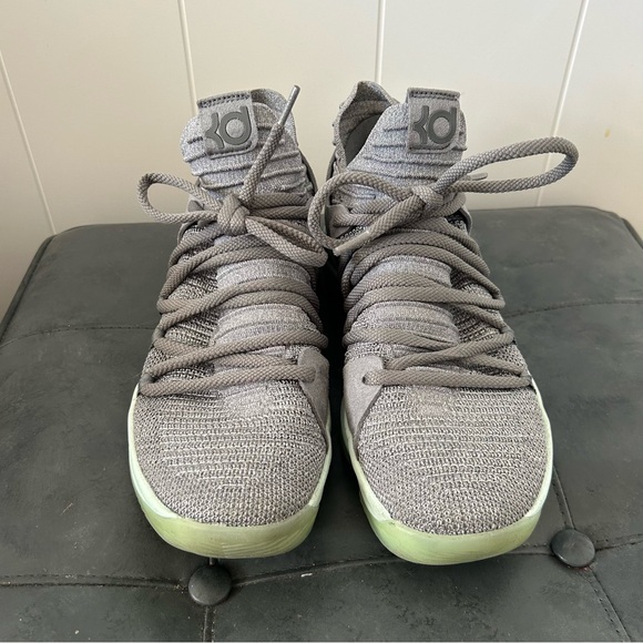 Nike KD 10 Cool Grey Igloo Basketball Shoes - Picture 7 of 7